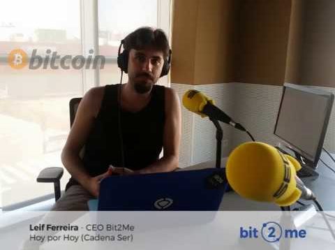 Bitcoin y las criptomonedas en Hoy por Hoy de Cadena Ser – Entrevista a Leif Ferreira