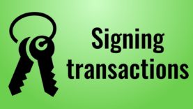 Blockchain in Javascript – Signing transactions (Part 4)