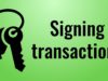 Signing transactions – Blockchain in Javascript (part 4)