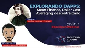 #bacOpenWebinar: Explorando dApps: Mean Finance, Dollar Cost Averaging descentralizado
