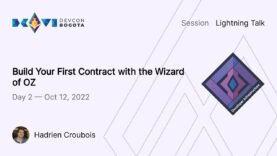 Build Your First Contract with the Wizard of OZ