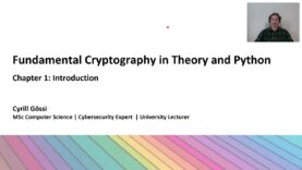 Cryptography with Python 1: Introduction and content of course