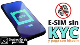 E-SIM sin KYC (con Bitcoin y Monero)
