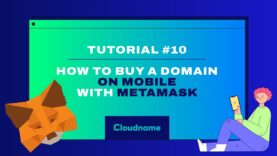 How to buy a domain on mobile with Metamask – Tutorial #10