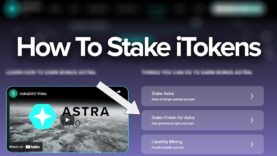 How to Stake iTokens – Astra DAO Tutorials