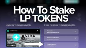 How To Stake LP Tokens – Astra DAO Tutorials