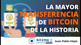 🔵 🐋 La MAYOR transferencia de BITCOIN de la HISTORIA – Bit2Me Crypto News – 27.10.2020