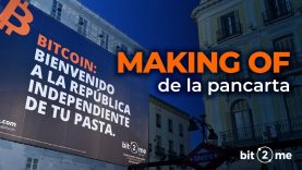 🔥 LONA GIGANTE de Bit2Me en Puerta del Sol (MADRID) Making Of – Bit2Me 2021