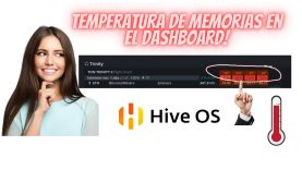Mira las Temperaturas de las Memorias en el Dashboard HiveOS ✅ | Pequeña Modificación UI