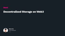 Polkadot Decoded 2021: Decentralized Storage on Web3