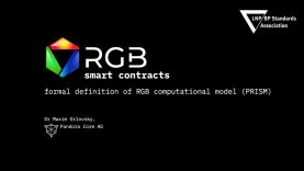 PRISM – Formal definition of RGB computational model
