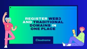 Register Web3 and traditional domains in one place with Cloudname.