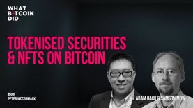 Tokenised Securities & NFTs on Bitcoin with Adam Back & Samson Mow