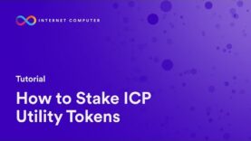 Tutorial | How to Stake ICP Utility Tokens