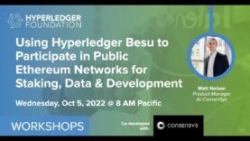 Using Hyperledger Besu to Participate in Public Ethereum Networks